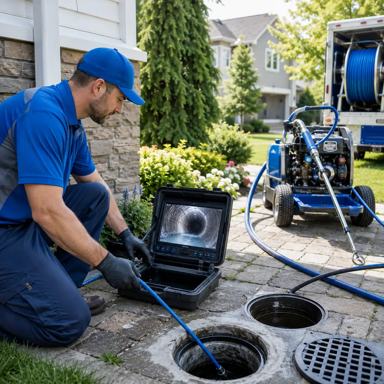 Outdoor drain cleaning professionals serving Howland, ME